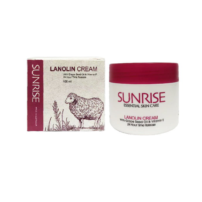 Sunrise Lanolin Cream with Grape Seed Oil and Vitamn E