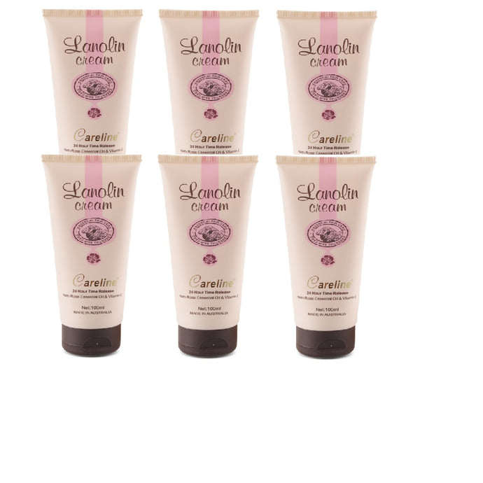 Careline Lanolin Hand Cream with Rose Essential Oil and Vitamin E