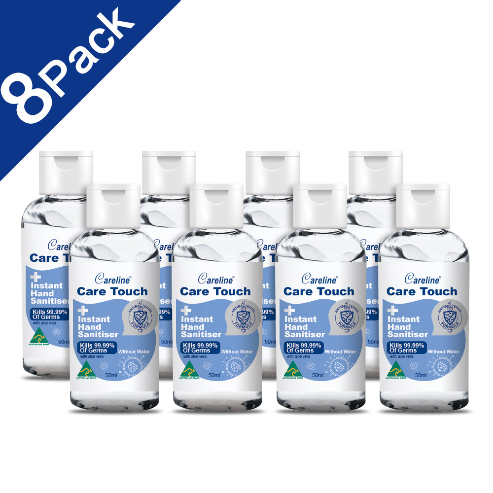 Care Touch Value Pack 8 x 50ml Instant Hand Sanitiser