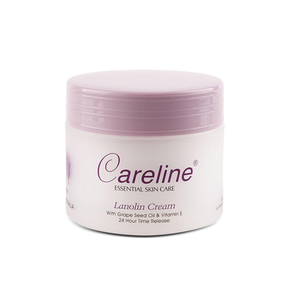 Careline Lanolin Cream with Grape Seed Oil & Vitamin E