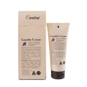 Careline Lanolin Hand Cream with Grape Seed Oil