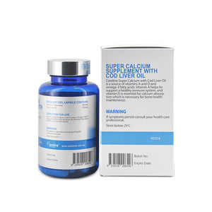 Blue Summit Super Calcium Supplement with Cod Liver Oil